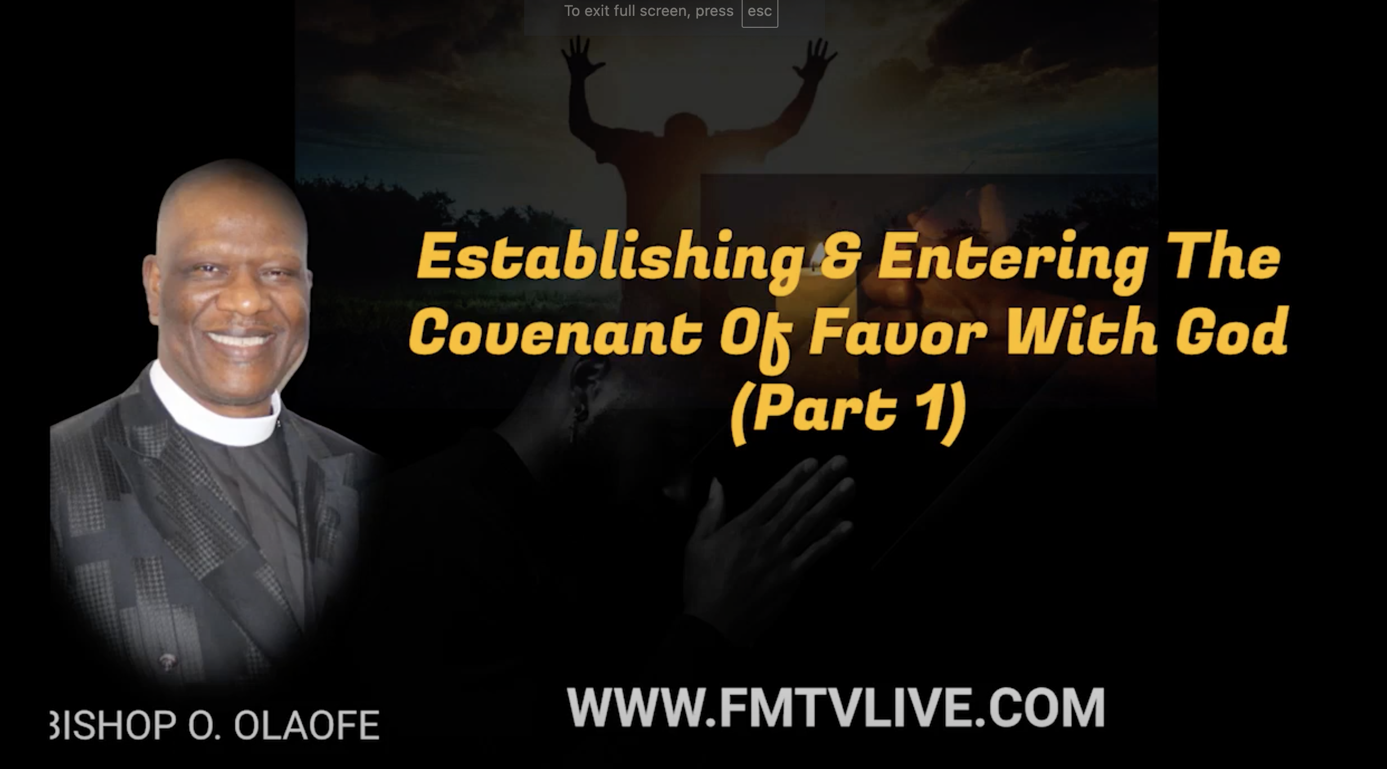 Establishing & Entering Into A Covenant Of Positive Developments